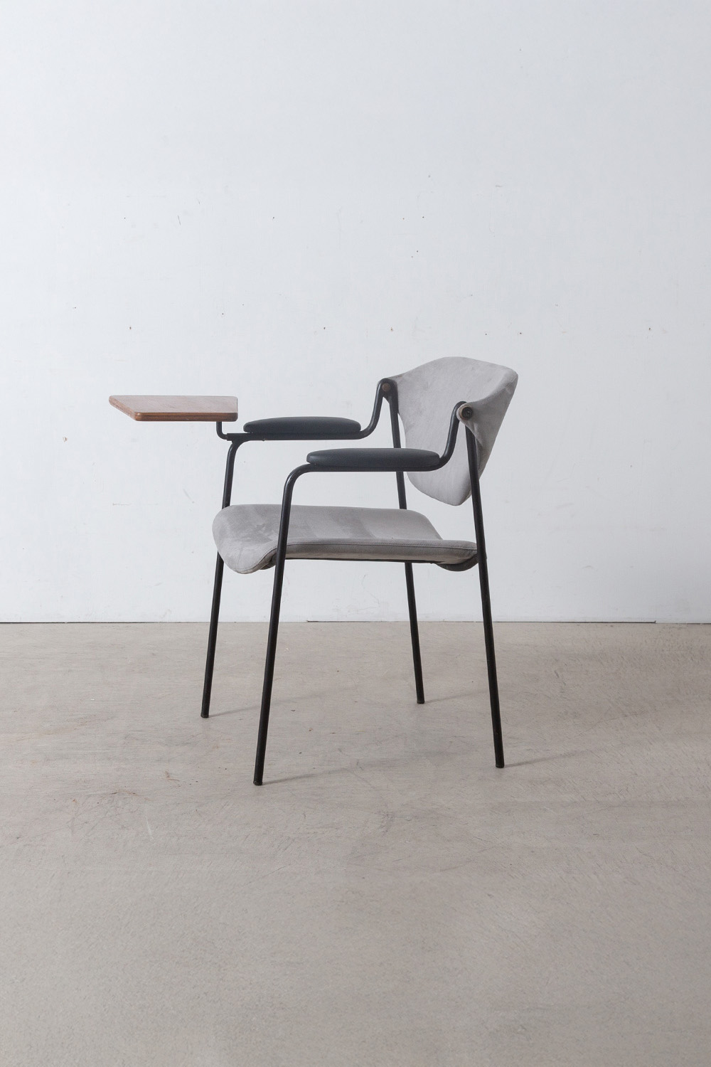 ‘Du 9a T’ Chair by Gastone Rinaldi for RIMA in Metal , Wood and Fabric