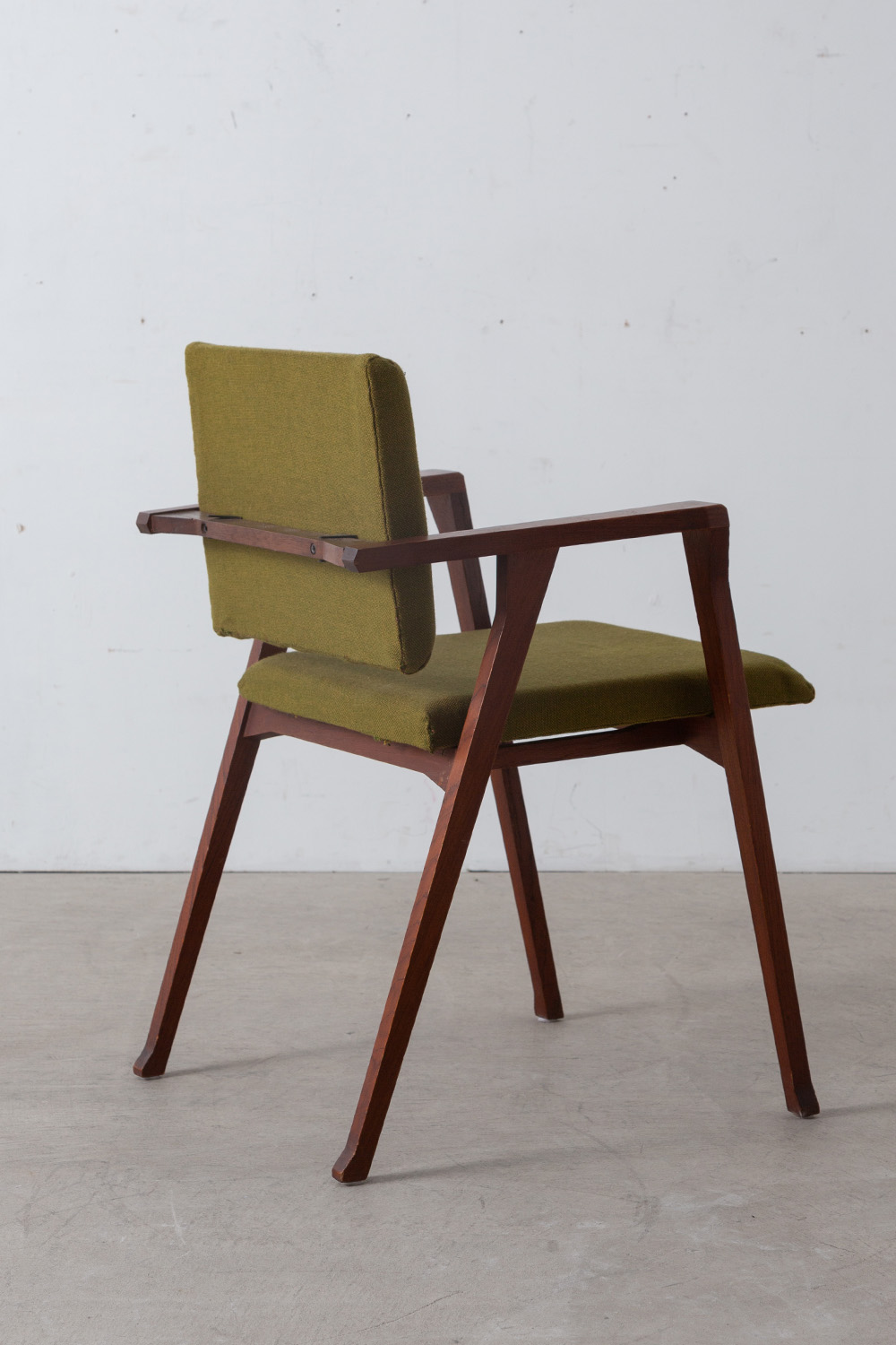 ‘Luisa’ Arm Chair by Franco Albini for Poggi in Wood and Fabric