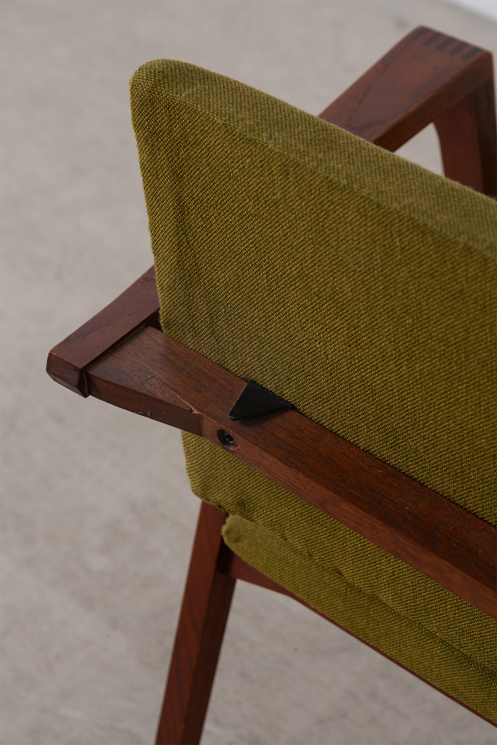 ‘Luisa’ Arm Chair by Franco Albini for Poggi in Wood and Fabric