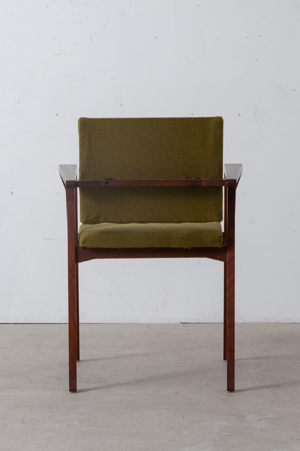 ‘Luisa’ Arm Chair by Franco Albini for Poggi in Wood and Fabric