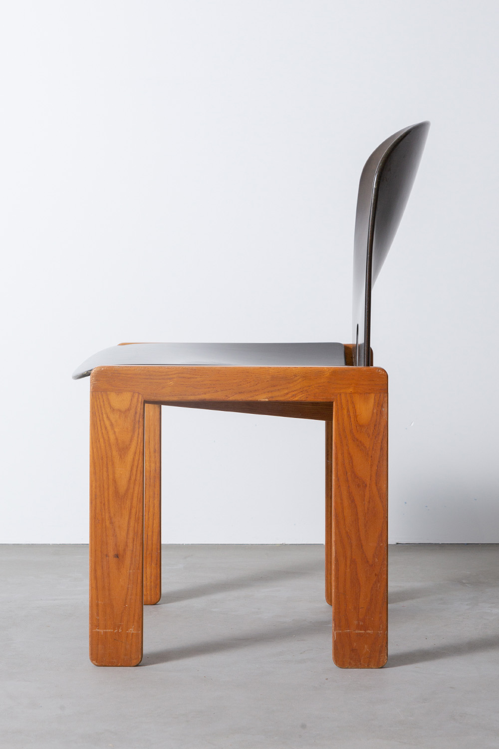 ‘121’ Chair by Afra & Tobia Scarpa for Cassina in Wood