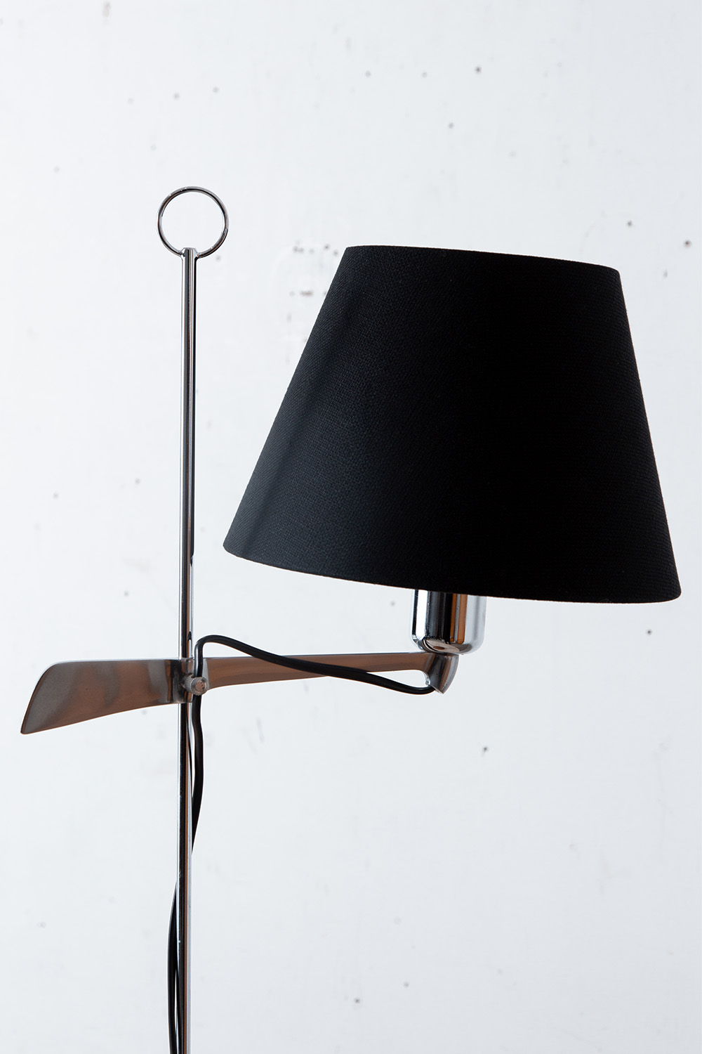 Table Lamp in Wood and Steel