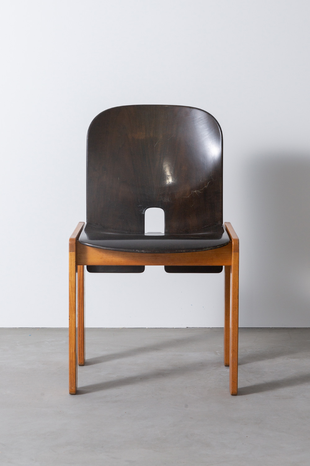 ‘121’ Chair by Afra & Tobia Scarpa for Cassina in Wood