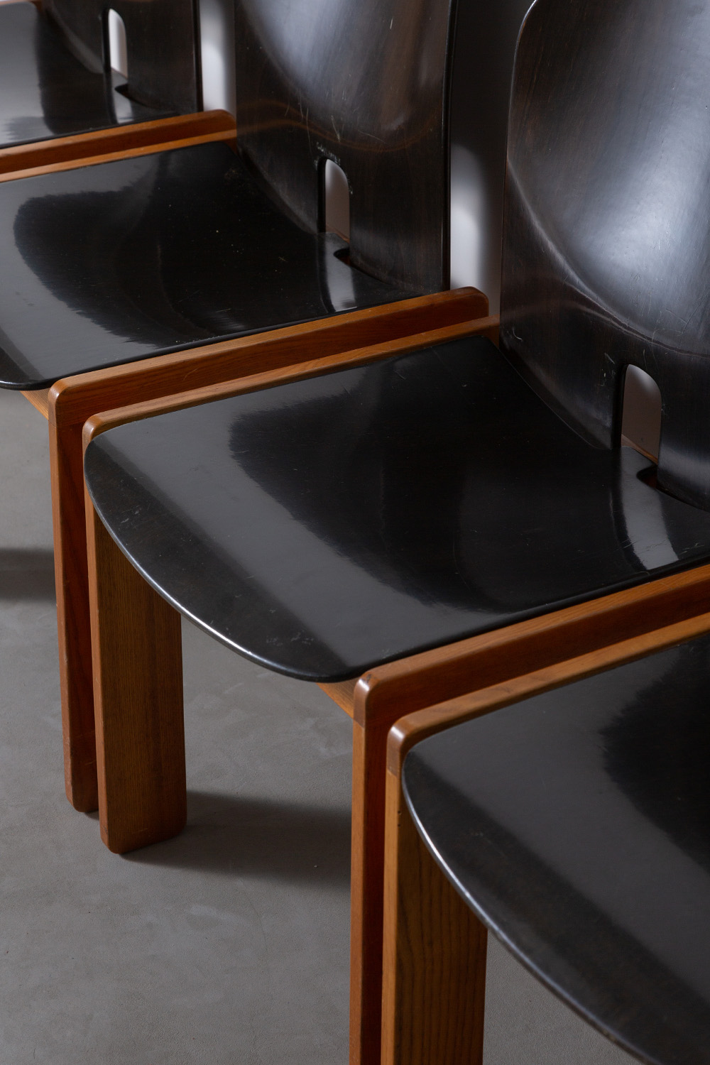 ‘121’ Chair by Afra & Tobia Scarpa for Cassina in Wood