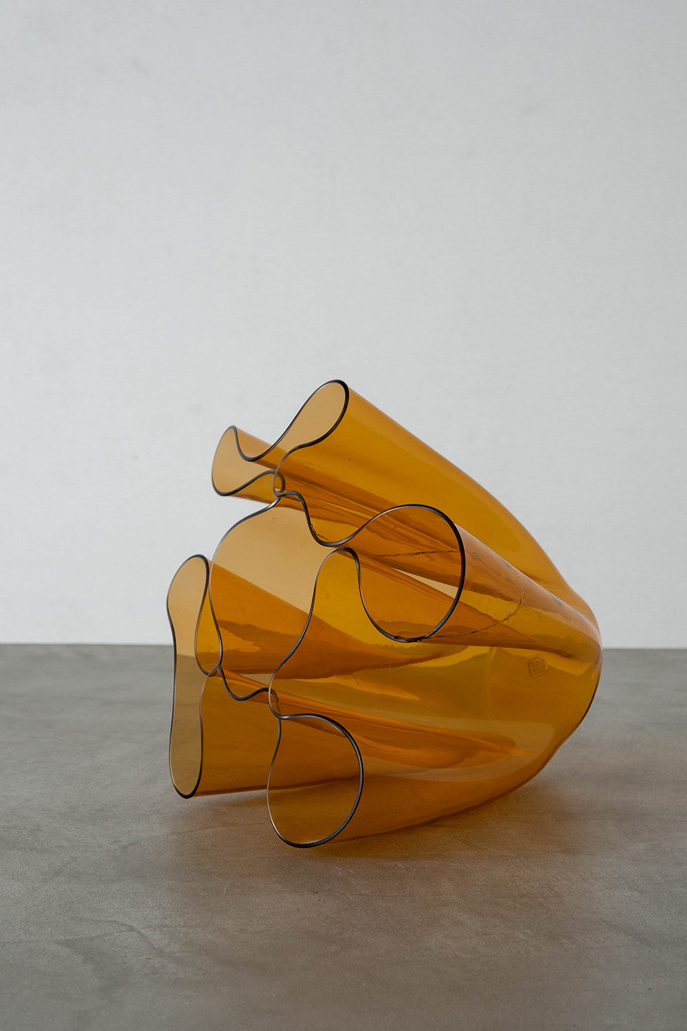 ‘Cartoccio’ Flower Vase by Pietro Chiesa for FontanaArte in Glass