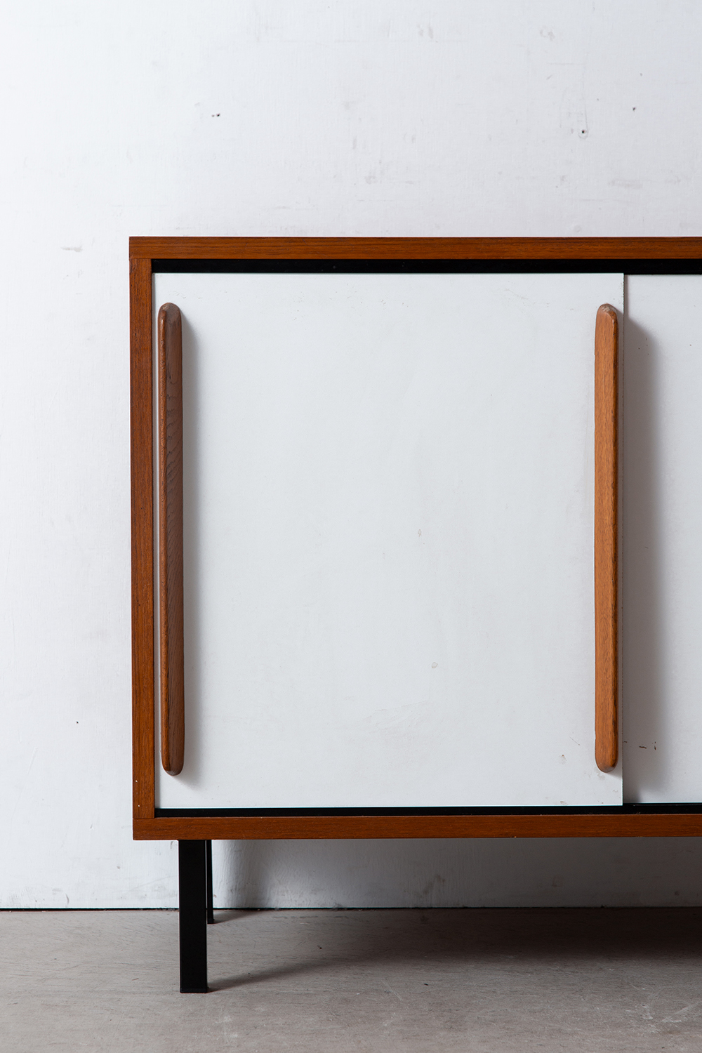 Side Board by Antoine Philippon & Jacqueline Lecoq in Wood and Steel