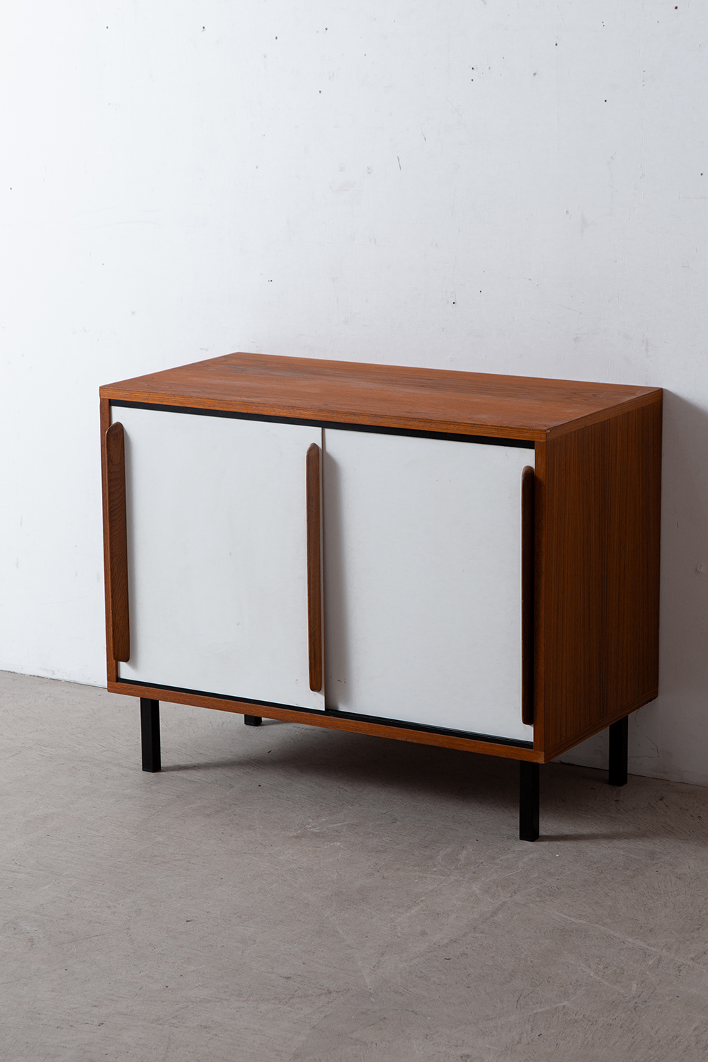 Side Board by Antoine Philippon & Jacqueline Lecoq in Wood and Steel