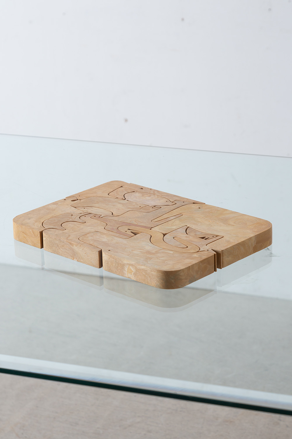 ‘16 animali’ Puzzle by Enzo Mari for DANESE in Wood