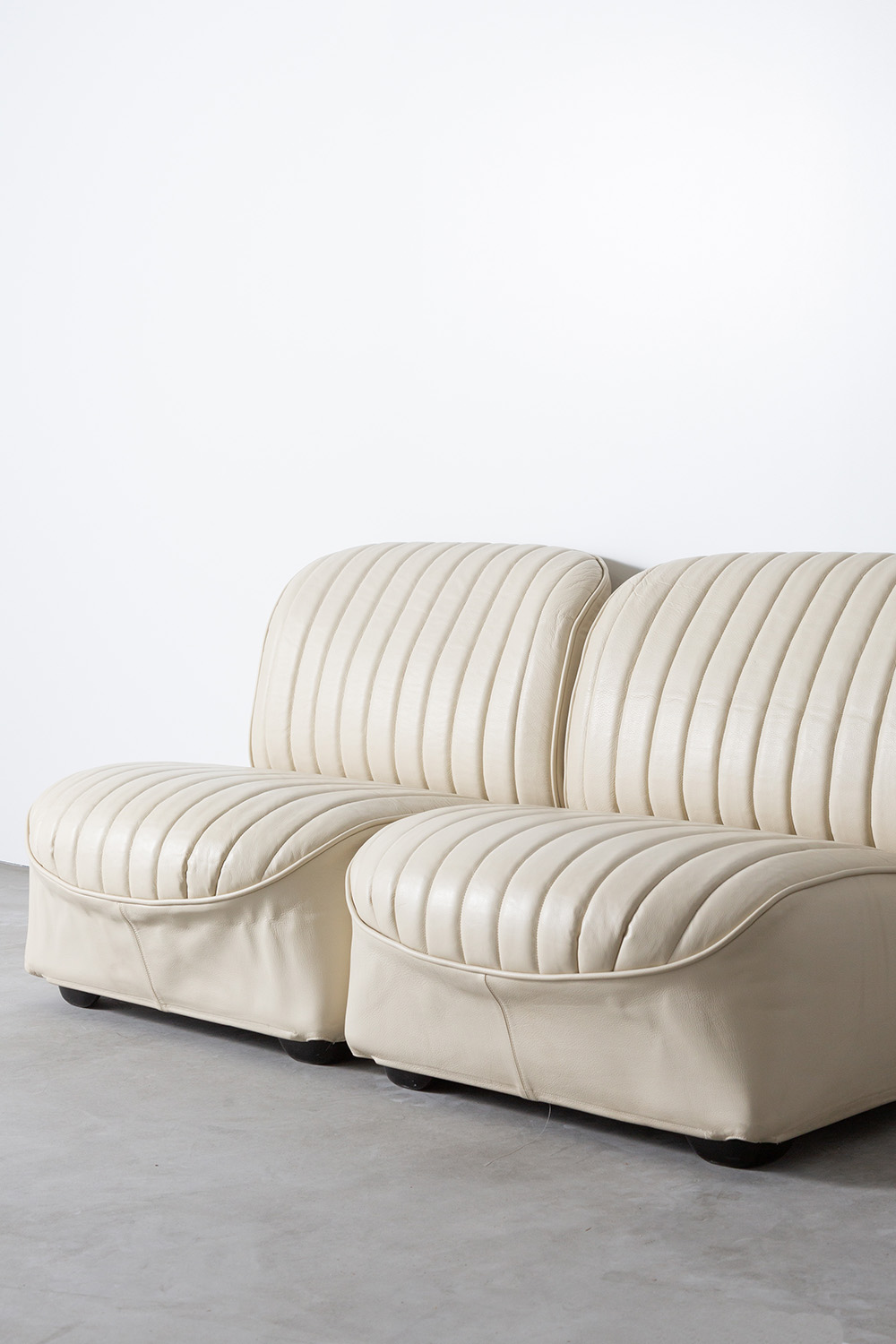 ‘Ciprea’ Sofa by Afra & Tobia Scarpa for Cassina in Leather and Polyurethane