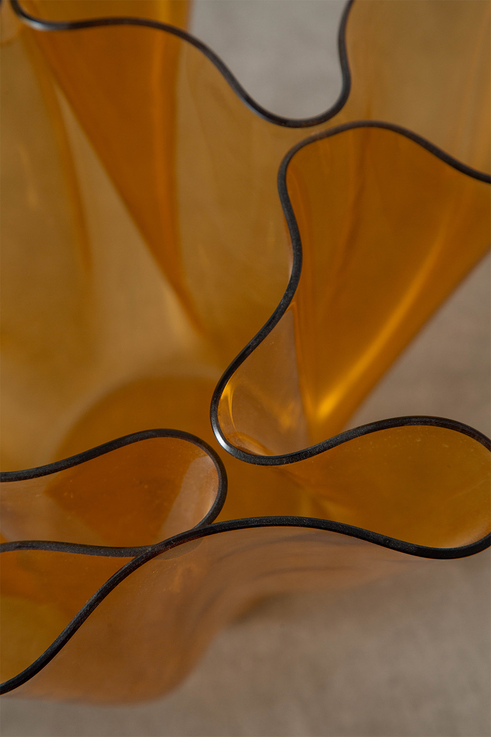 ‘Cartoccio’ Flower Vase by Pietro Chiesa for FontanaArte in Glass