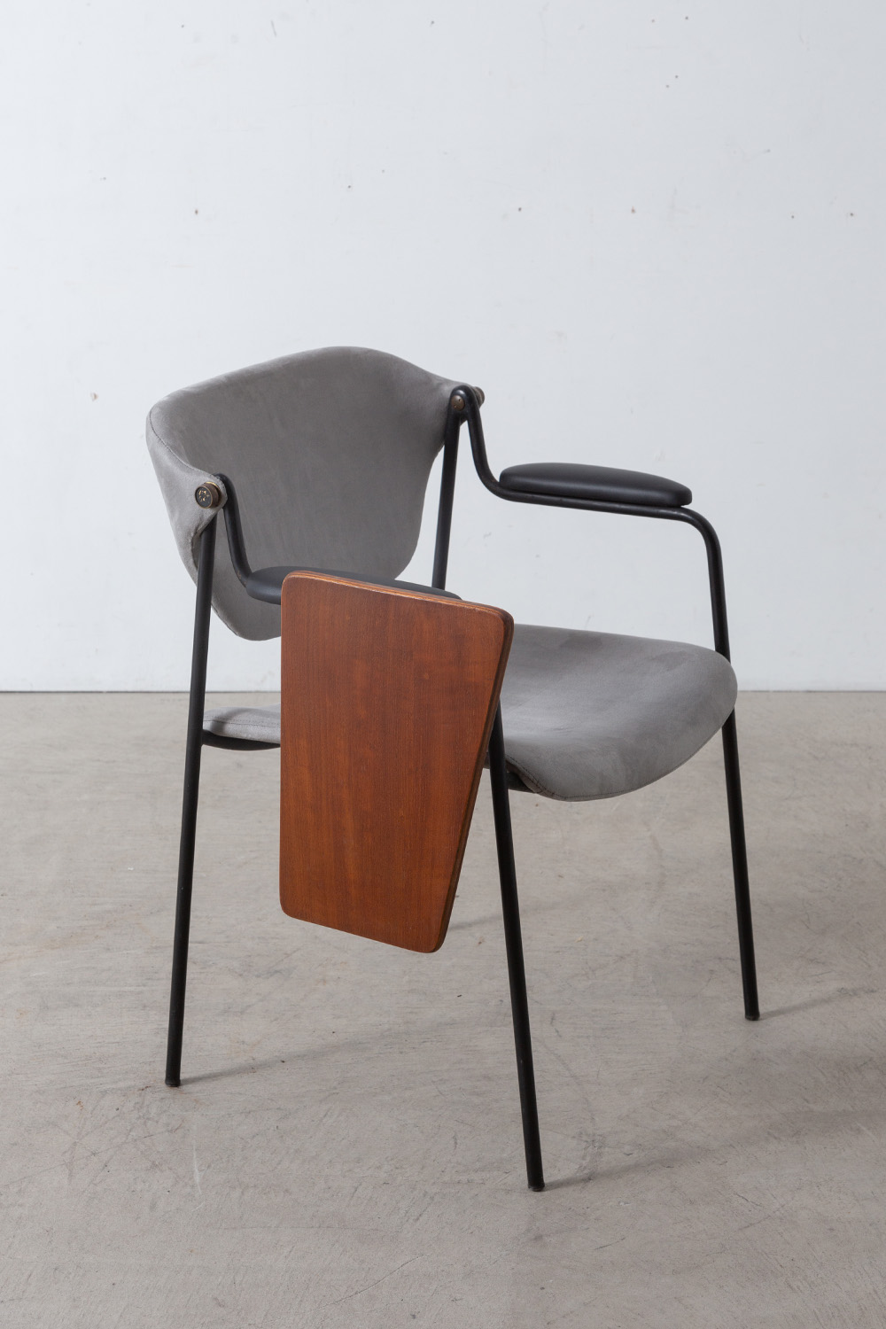 ‘Du 9a T’ Chair by Gastone Rinaldi for RIMA in Metal , Wood and Fabric