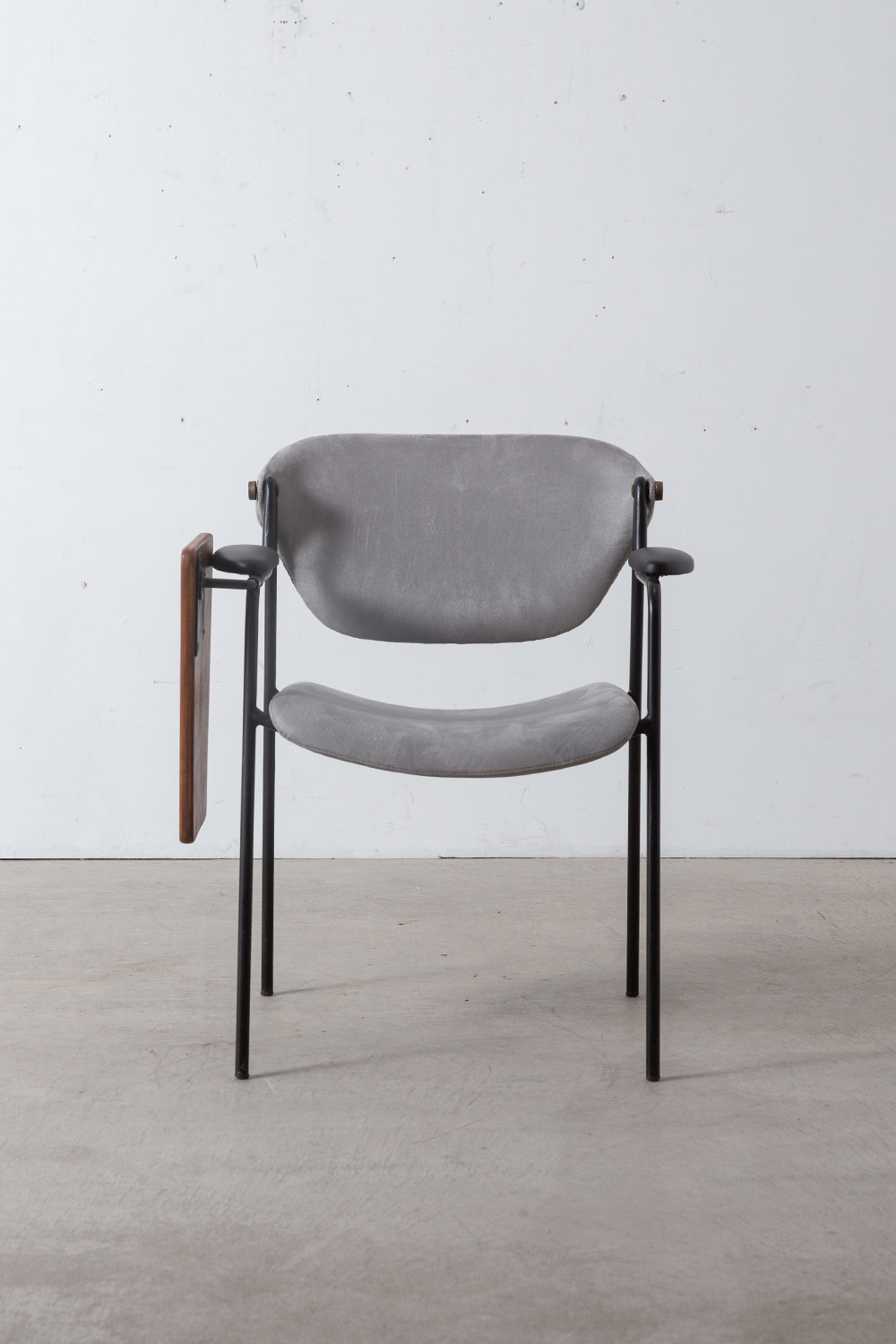 ‘Du 9a T’ Chair by Gastone Rinaldi for RIMA in Metal , Wood and Fabric