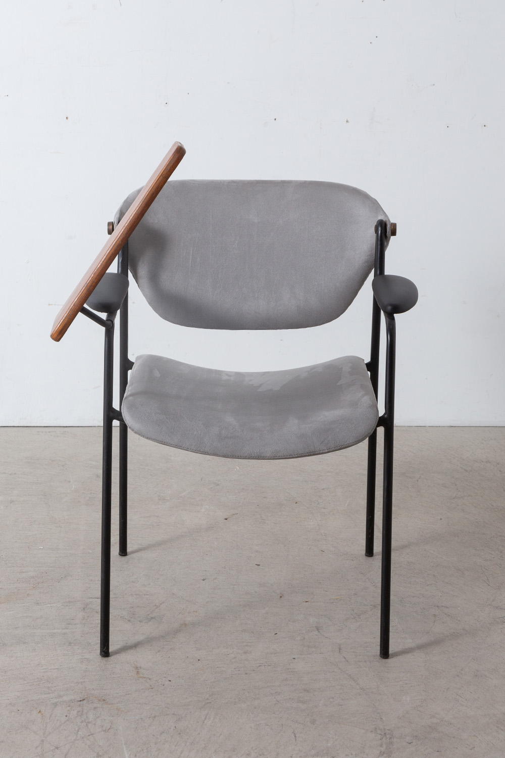 ‘Du 9a T’ Chair by Gastone Rinaldi for RIMA in Metal , Wood and Fabric