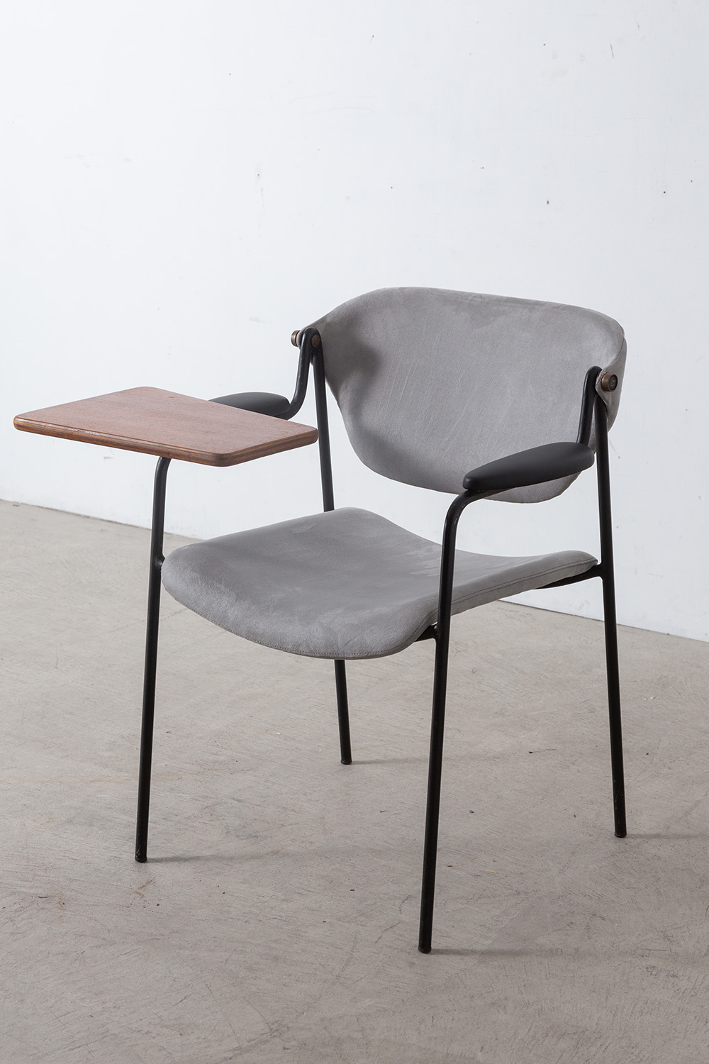 ‘Du 9a T’ Chair by Gastone Rinaldi for RIMA in Metal , Wood and Fabric