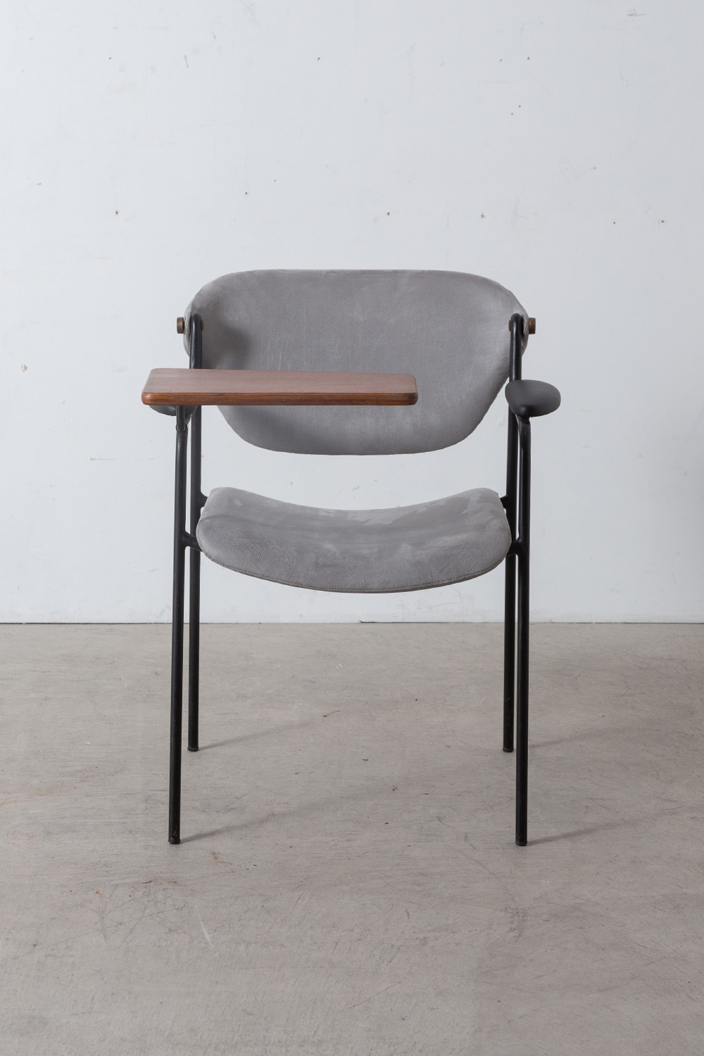 ‘Du 9a T’ Chair by Gastone Rinaldi for RIMA in Metal , Wood and Fabric