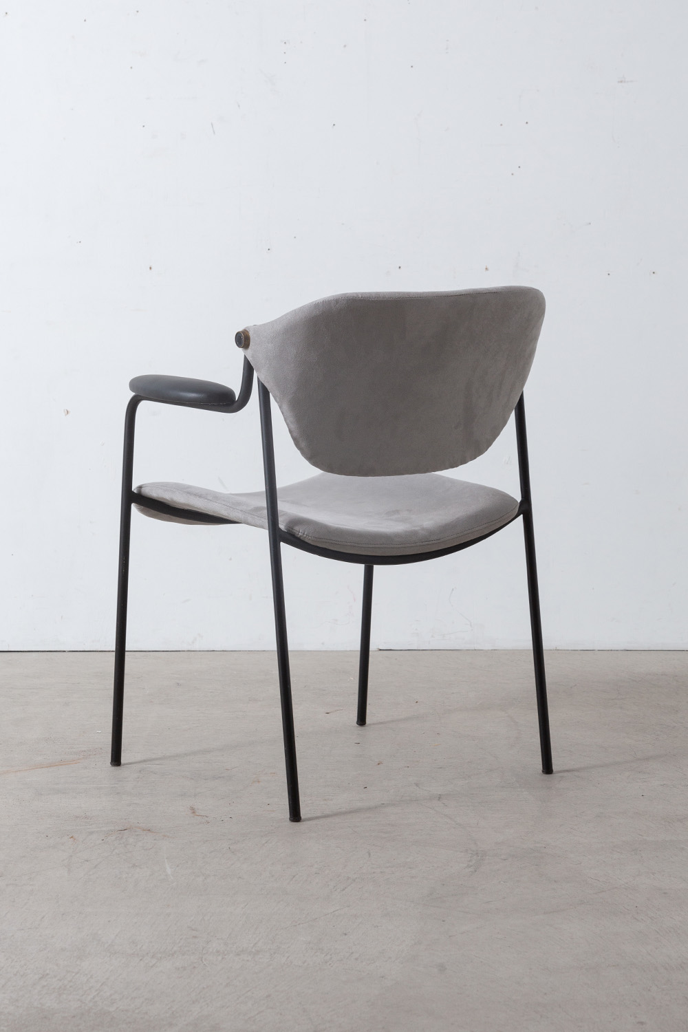 ‘Du 9a’ Chair by Gastone Rinaldi for RIMA in Metal and Fabric