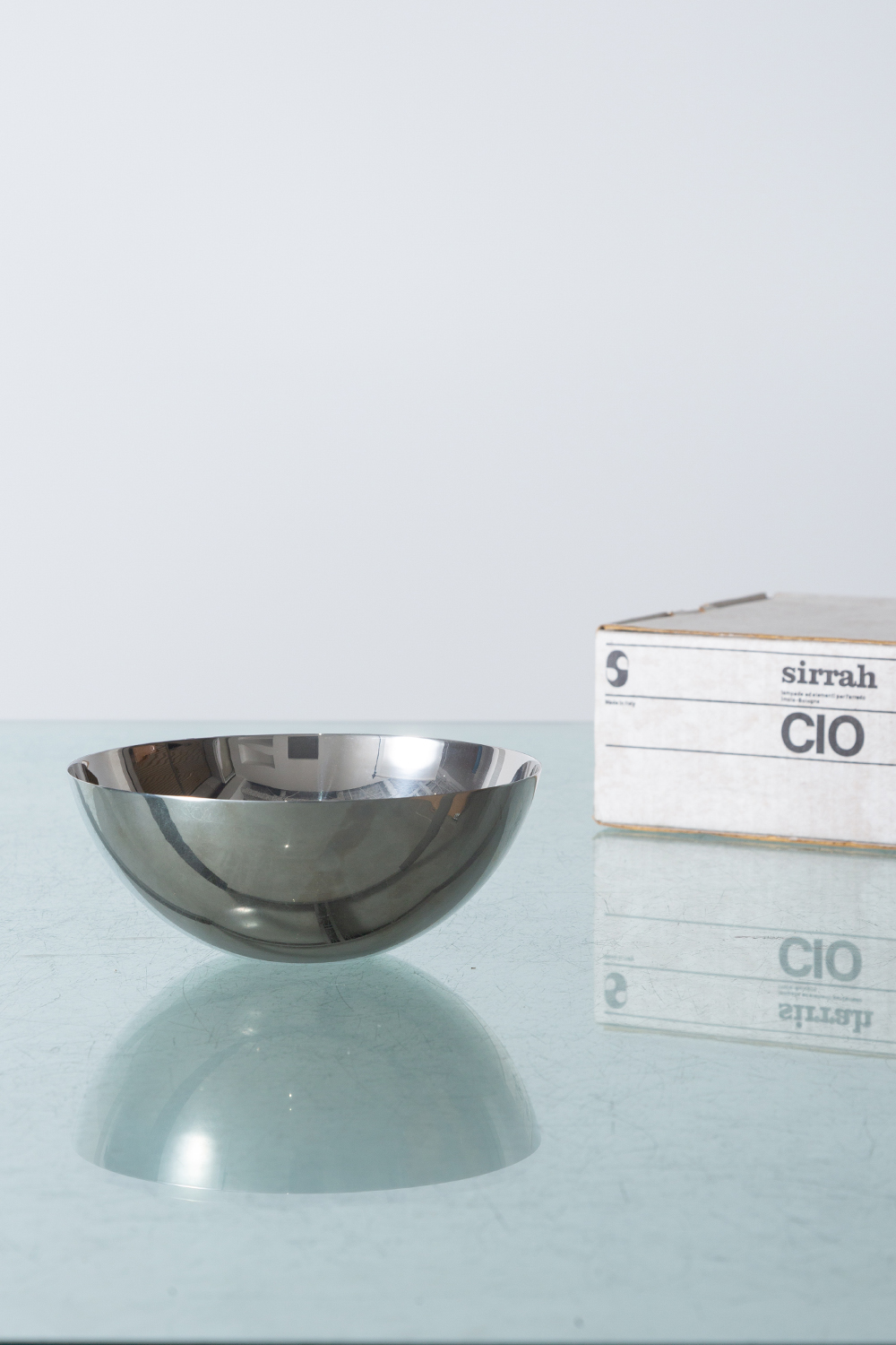 ‘CIO’ Bowl by Franco Albini for Sirrah in Steel