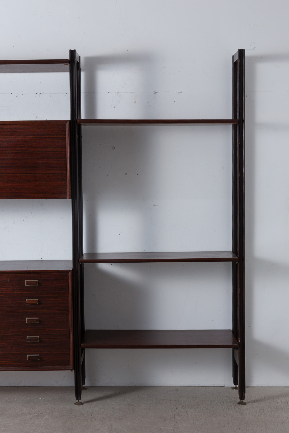 Shelf for La Permanente Mobili Cantu in Wood and Steel