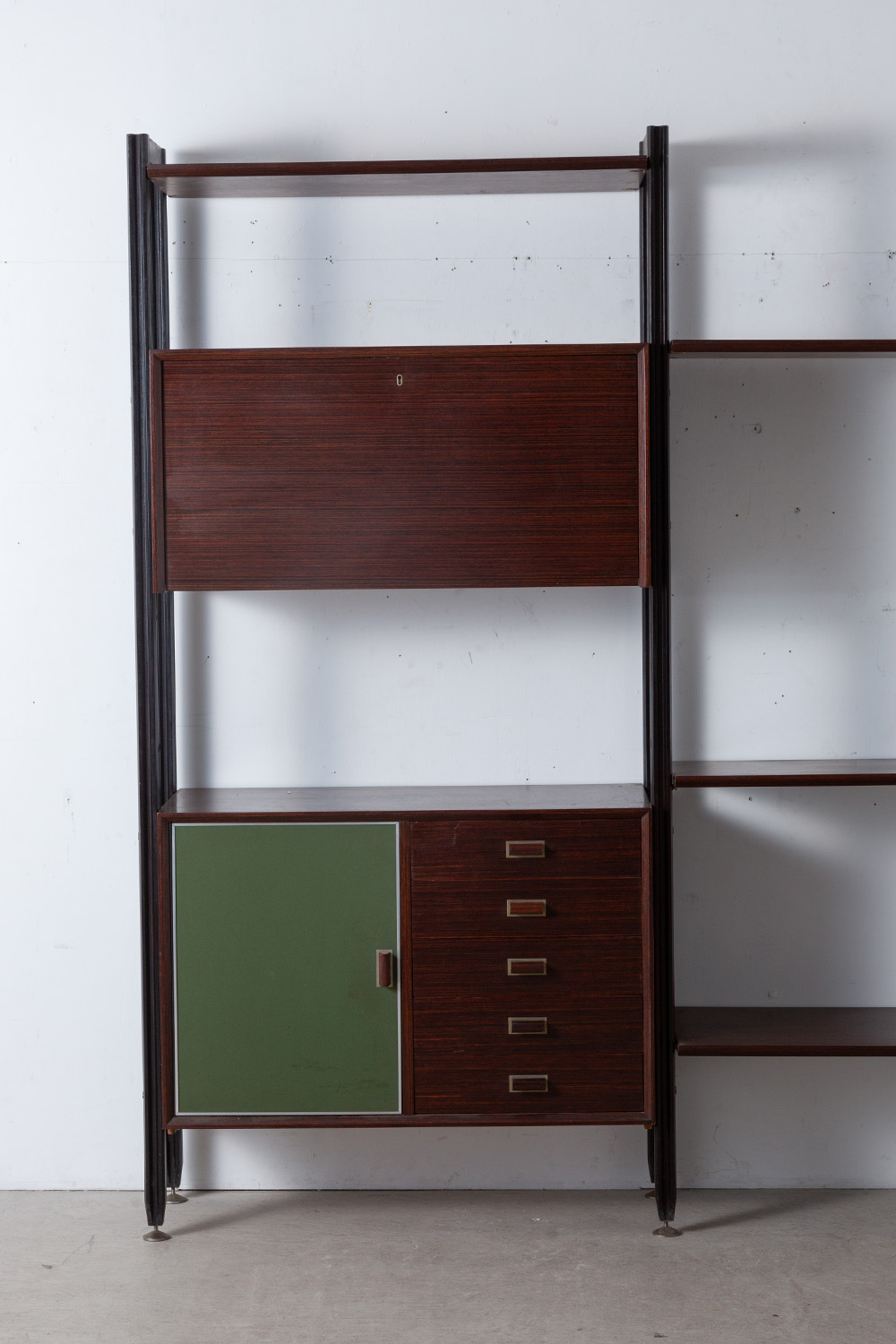 Shelf for La Permanente Mobili Cantu in Wood and Steel