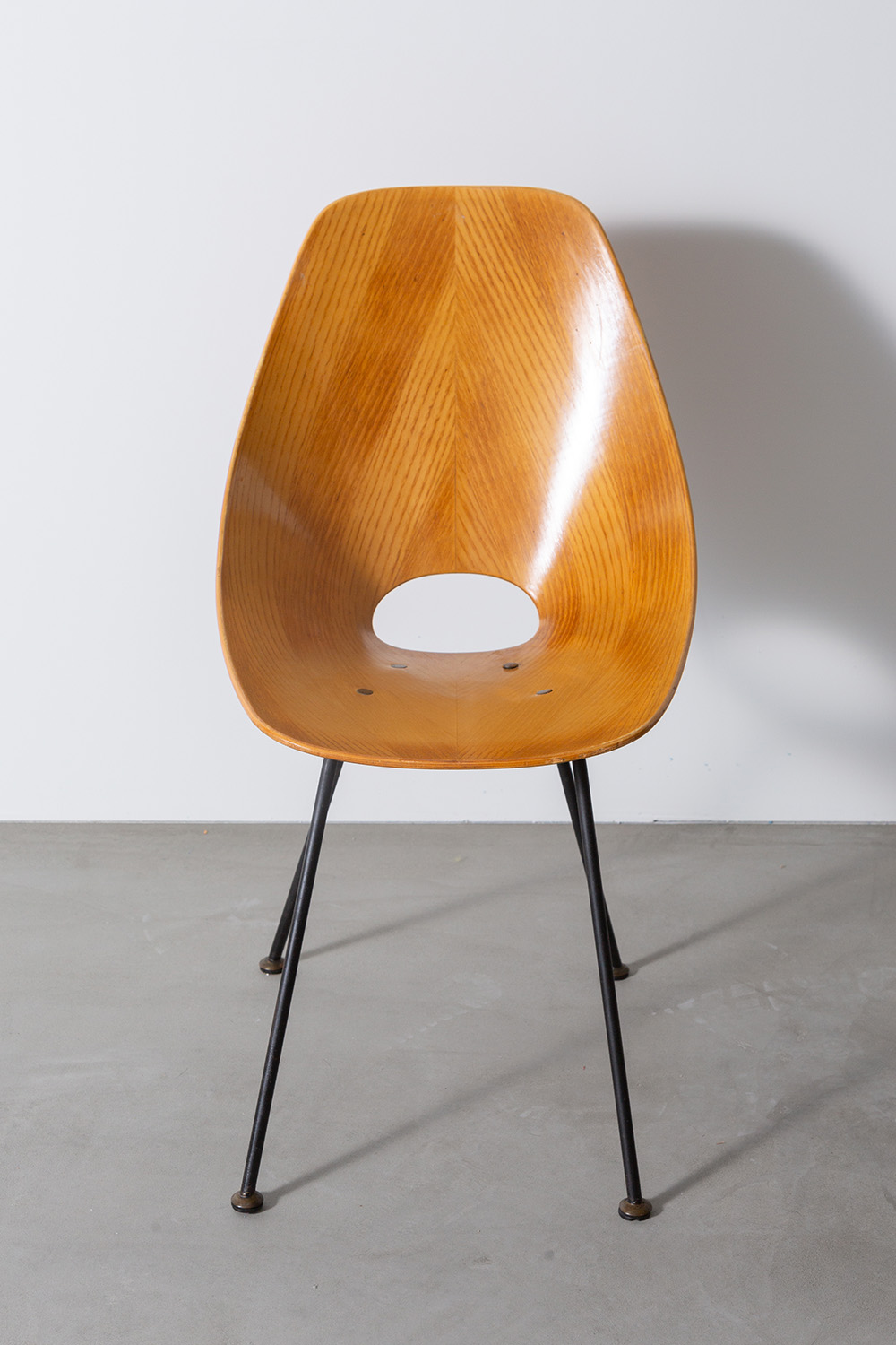 ‘Medea’ Chair by Vittorio Nobili for Tagliabue F.lli in Wood and Steel