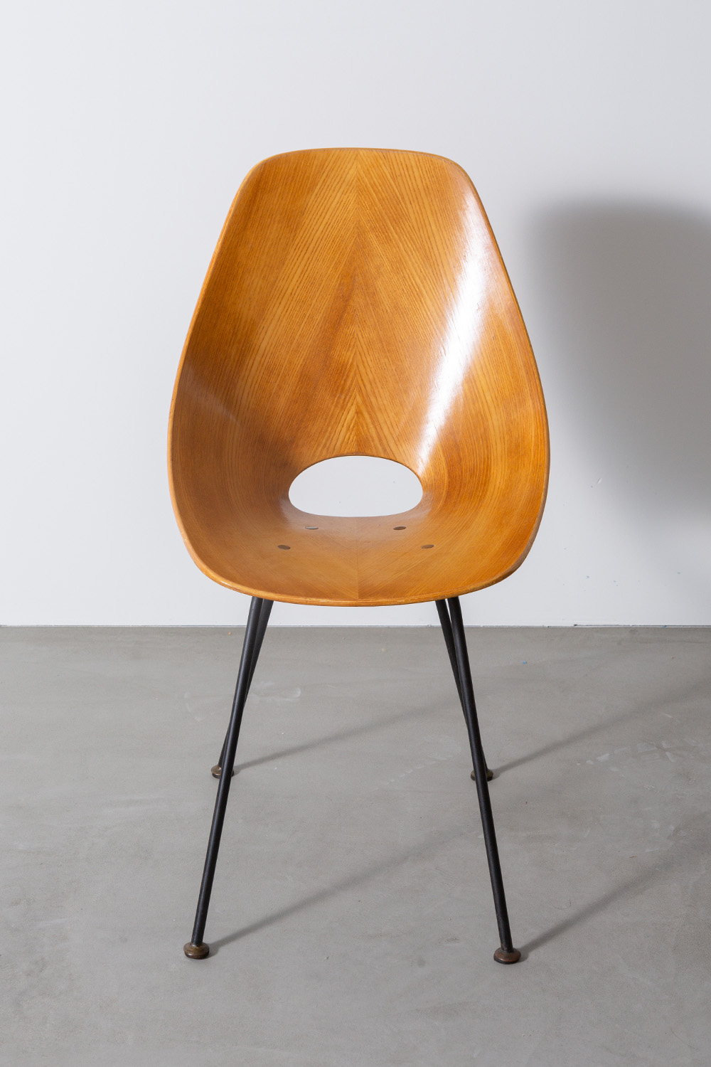 ‘Medea’ Chair by Vittorio Nobili for Tagliabue F.lli in Wood and Steel