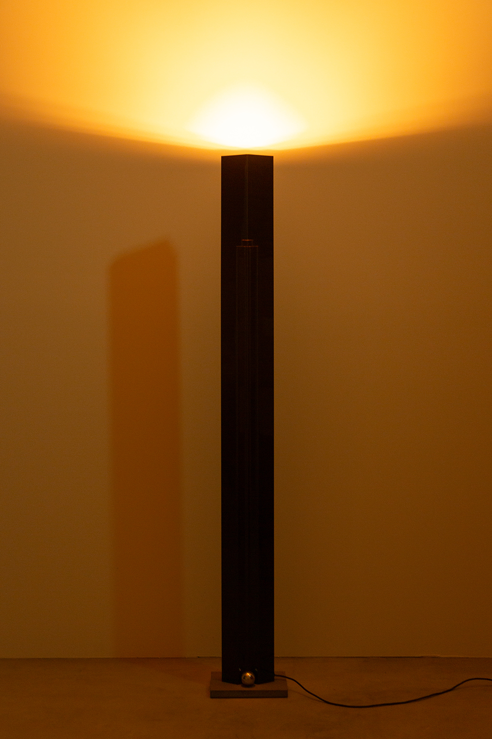 ‘Totem’ Floor Lamp by Kazuhide Takahama for Sirrah in Steel and Sandstone