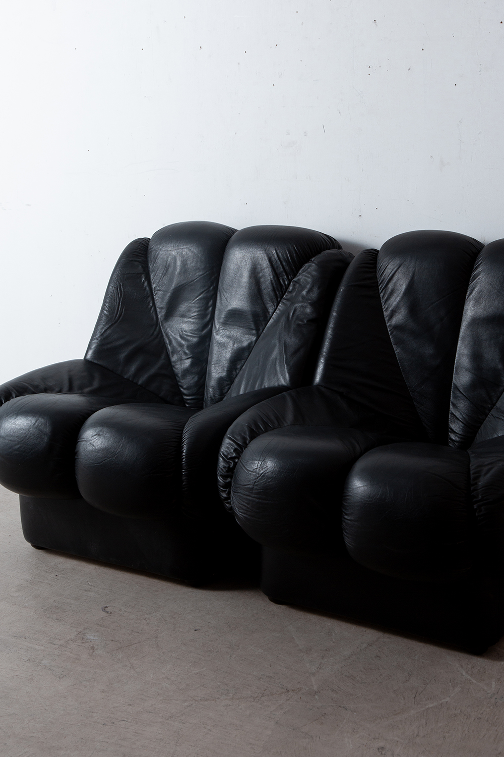 Italian Vintage Sofa in Leather