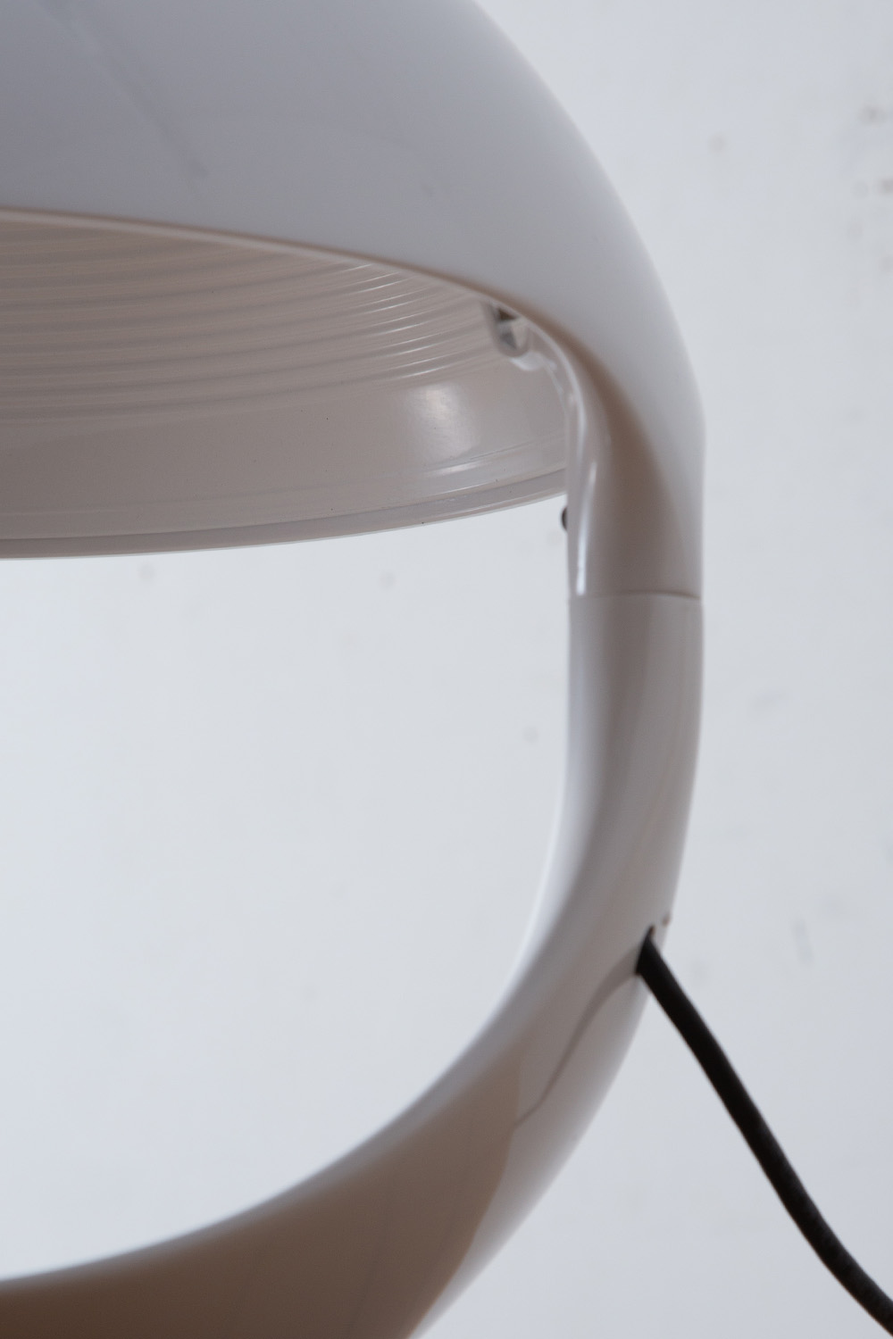 COBRA Table Lamp by Elio Martinelli for Martinelli Luce in White