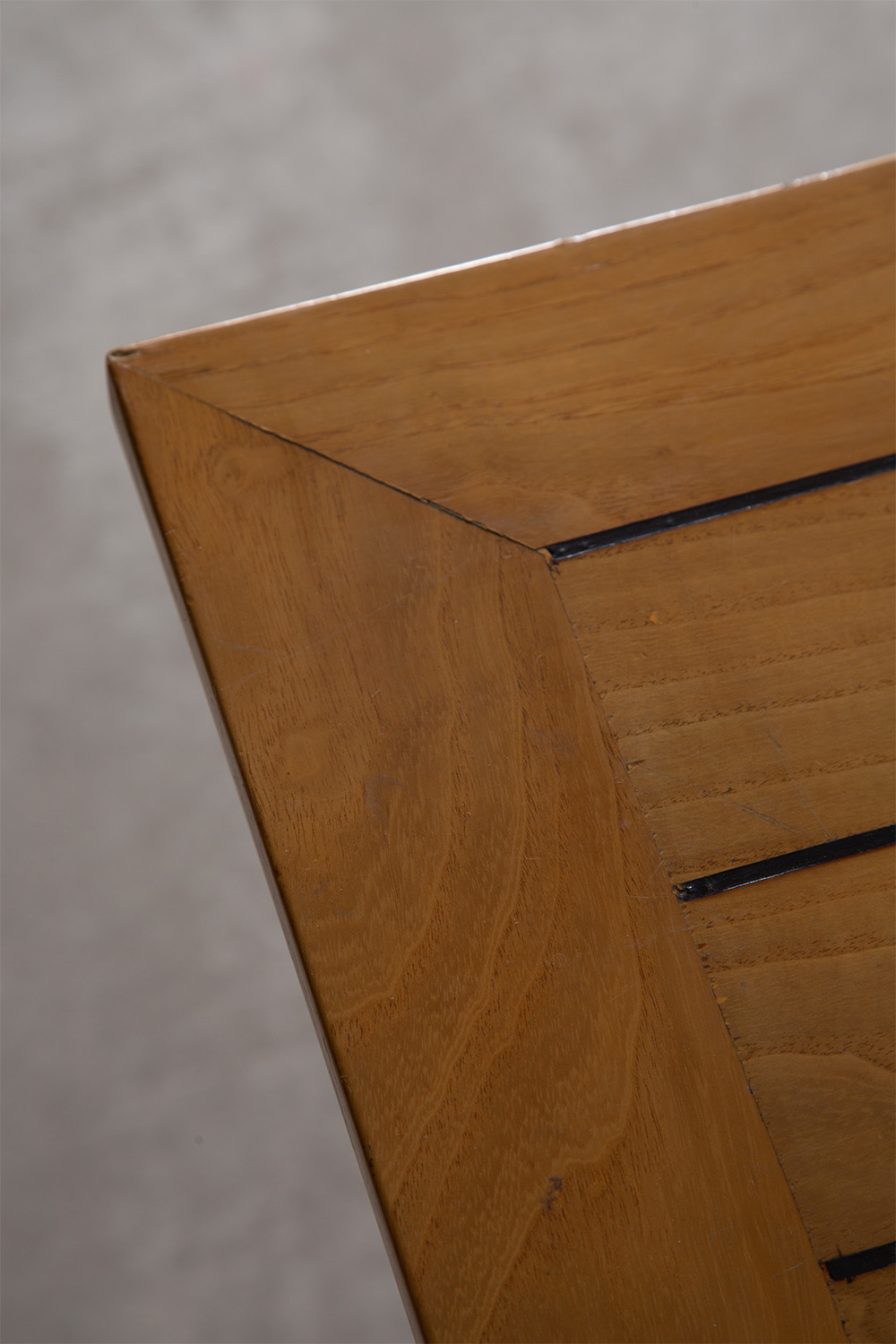 Dining Table in Wood and Black