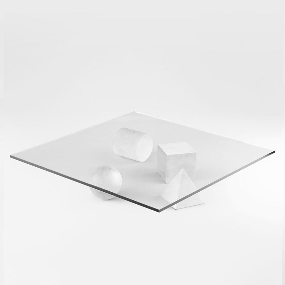 ‘Metafora’ Coffee Table by Massimo and Lella Vignelli for Martinelli Luce White