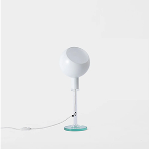 PAROLA Desk Lamp Amber by Gae Aulenti & Piero Castiglion for FontanaArte White 