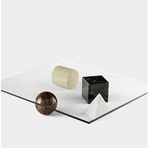 ‘Metafora’ Coffee Table by Massimo and Lella Vignelli for Martinelli Luce in Marble and Multi Color 120 × 80cm