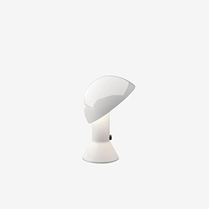 ELMETTO Table Lamp by Elio Martinelli for Martinelli Luce in Black White