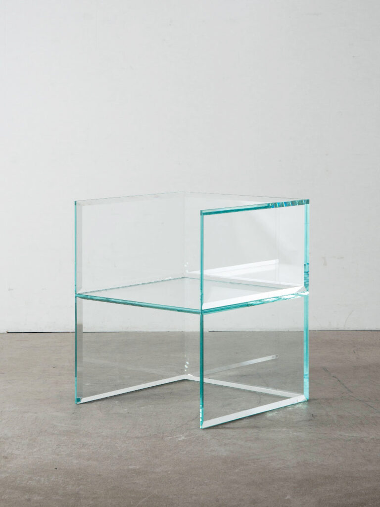 Prism Glass Armchair by Tokujin Yoshioka for GLAS ITALIA in Glass