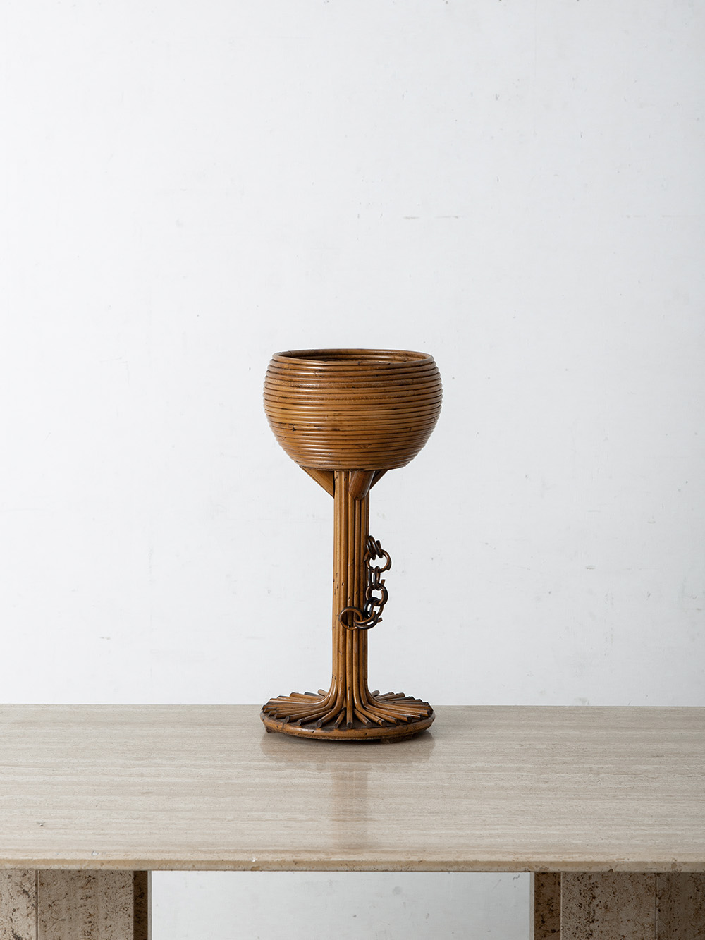 Planter Stand in Rattan