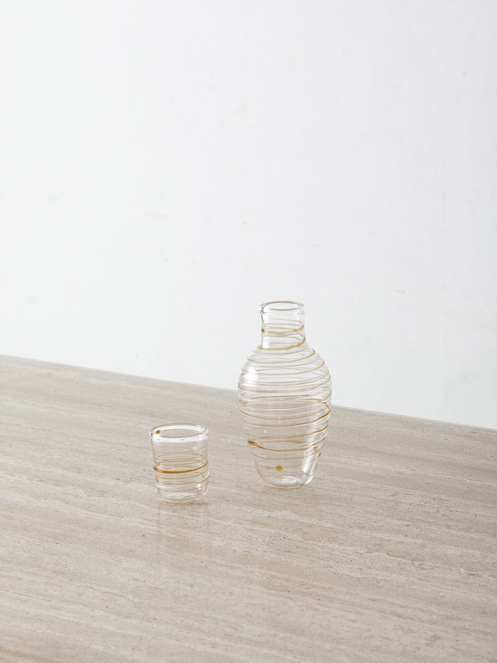 Water Bottle for Murano in Glass