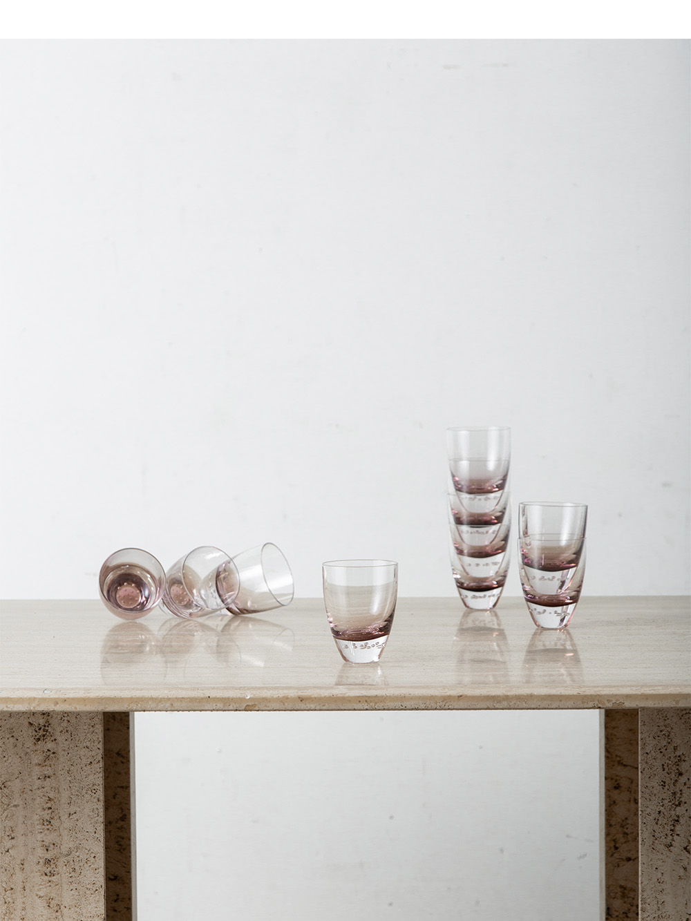 Glass in Pink and Glass