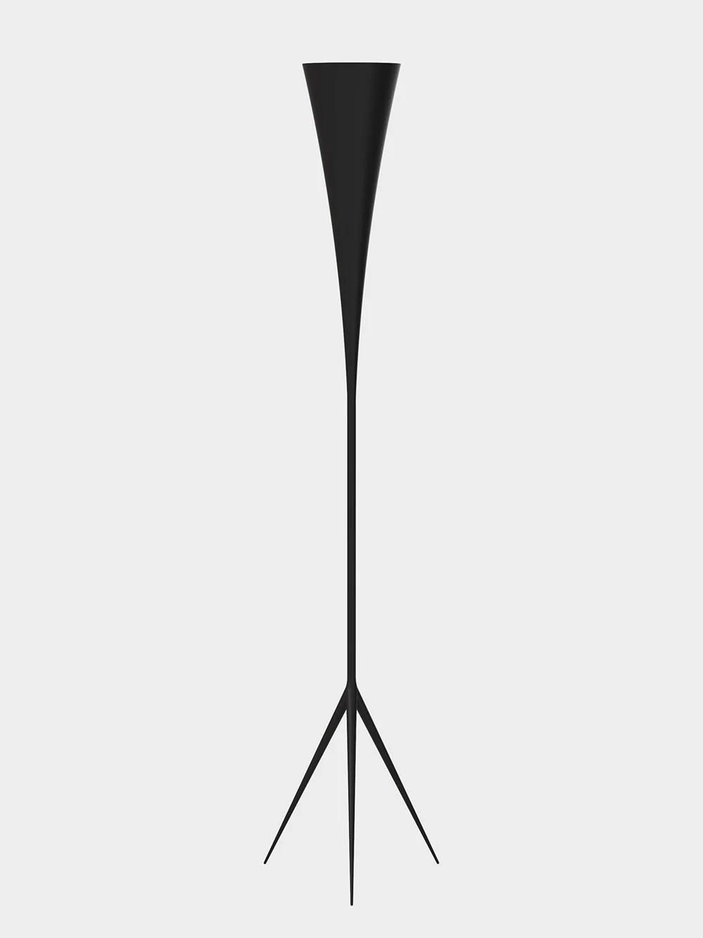 De-Lux B8 Floor Lamp by Gio Ponti for TATO in Aluminum and Iron&nbsp;Black