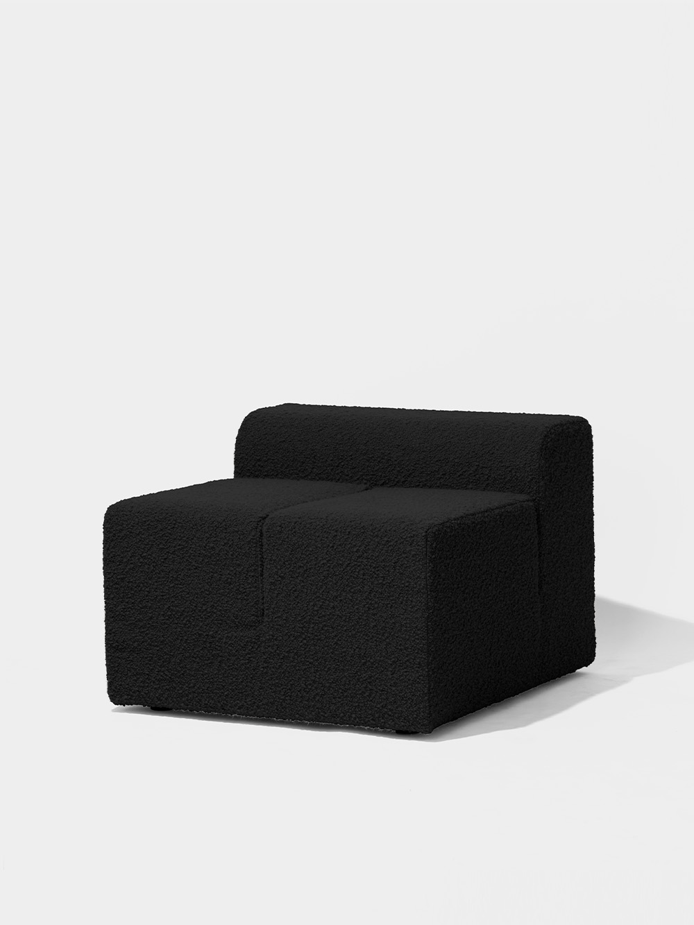 IPERCUBO Armchair by De Pas & D’Urbino & Lomazzi for Driede in Fabric and Wood Black