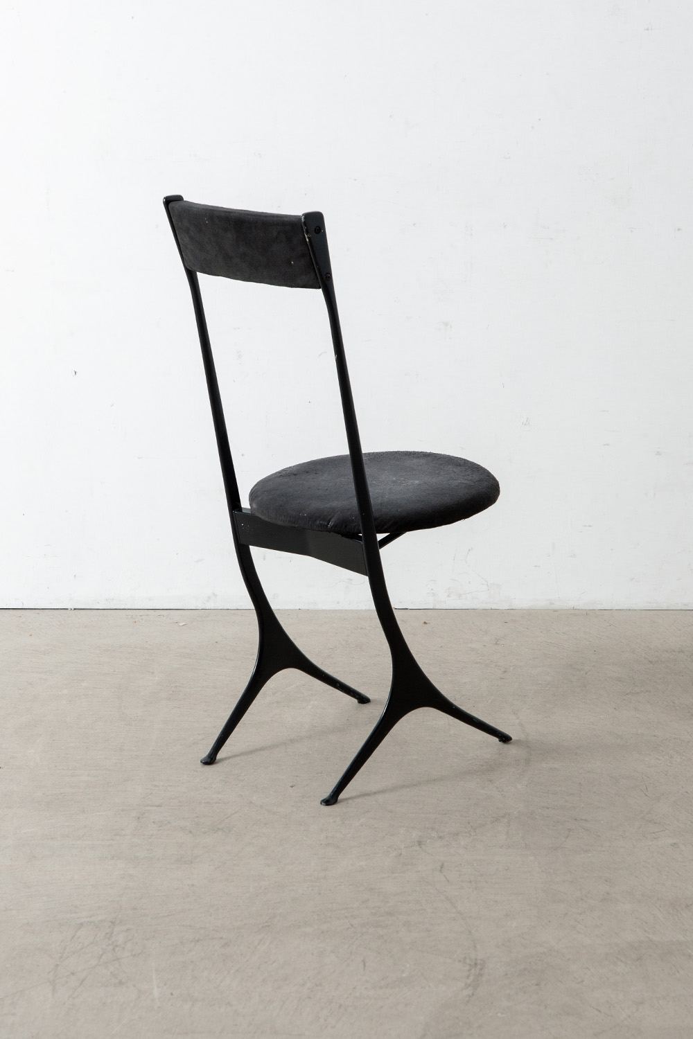 ‘Rita’ Chair by Mario Mazzer for Zanotta in Aluminum and Textile