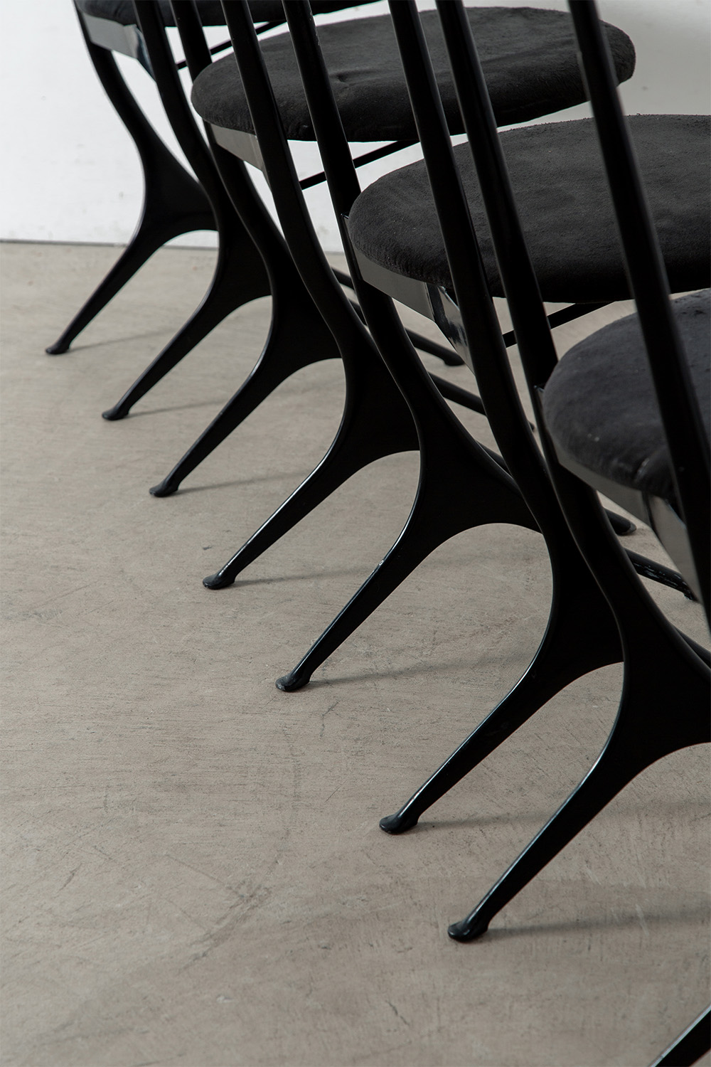 ‘Rita’ Chair by Mario Mazzer for Zanotta in Aluminum and Textile