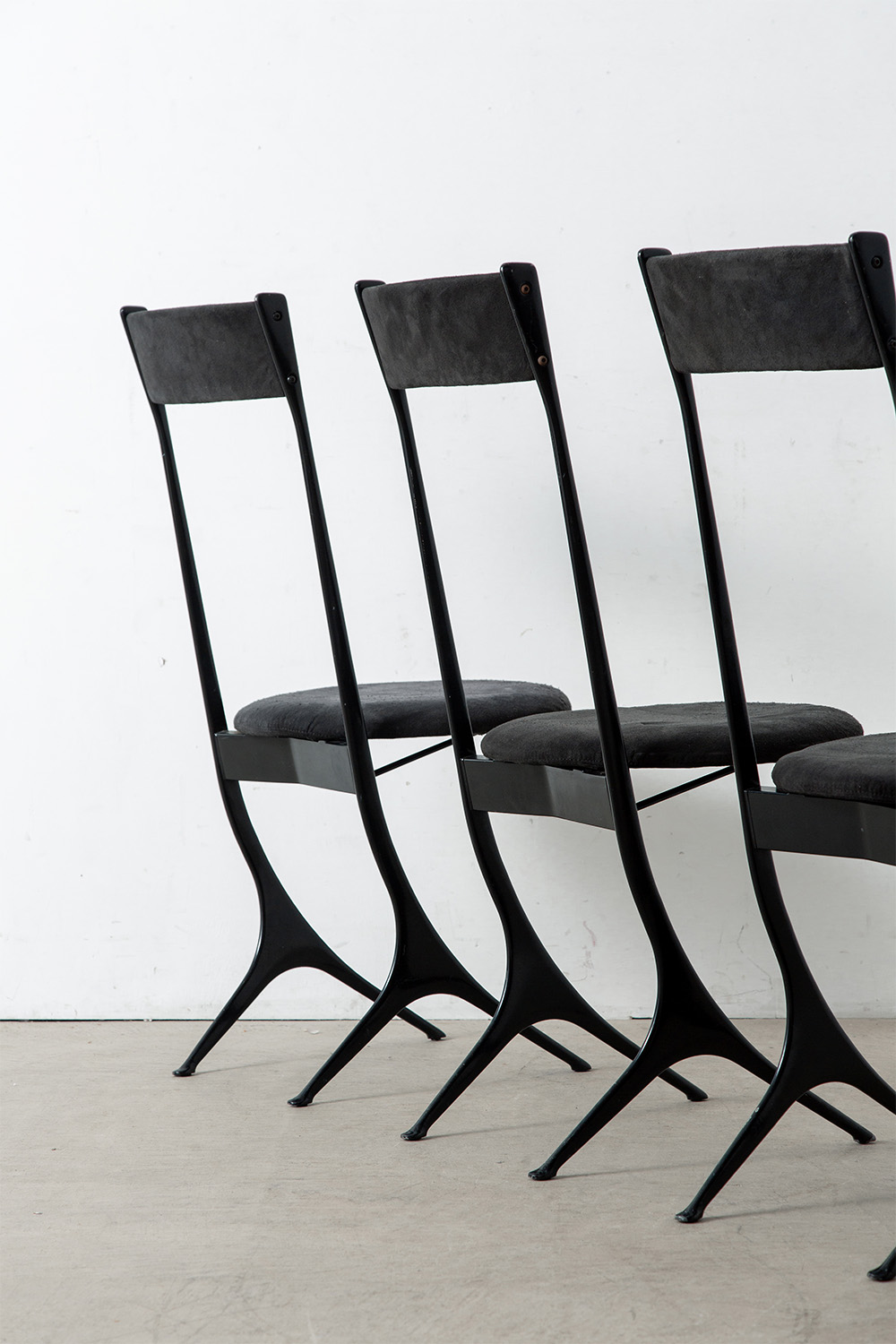 ‘Rita’ Chair by Mario Mazzer for Zanotta in Aluminum and Textile