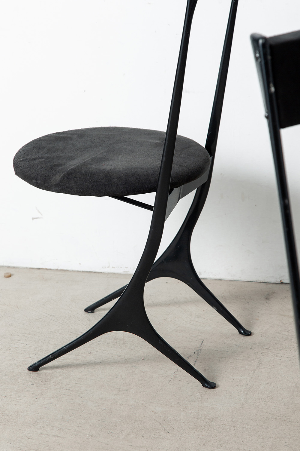‘Rita’ Chair by Mario Mazzer for Zanotta in Aluminum and Textile