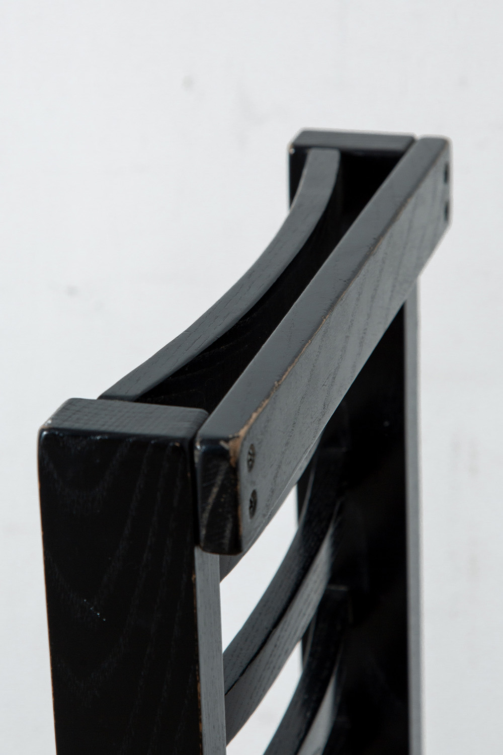 Mackintosh Style Hight Back Chair in Wood and Rush