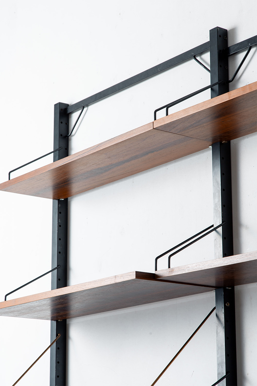 System Cabinet by Poul Cadovius for Royal System in Wood and Steel