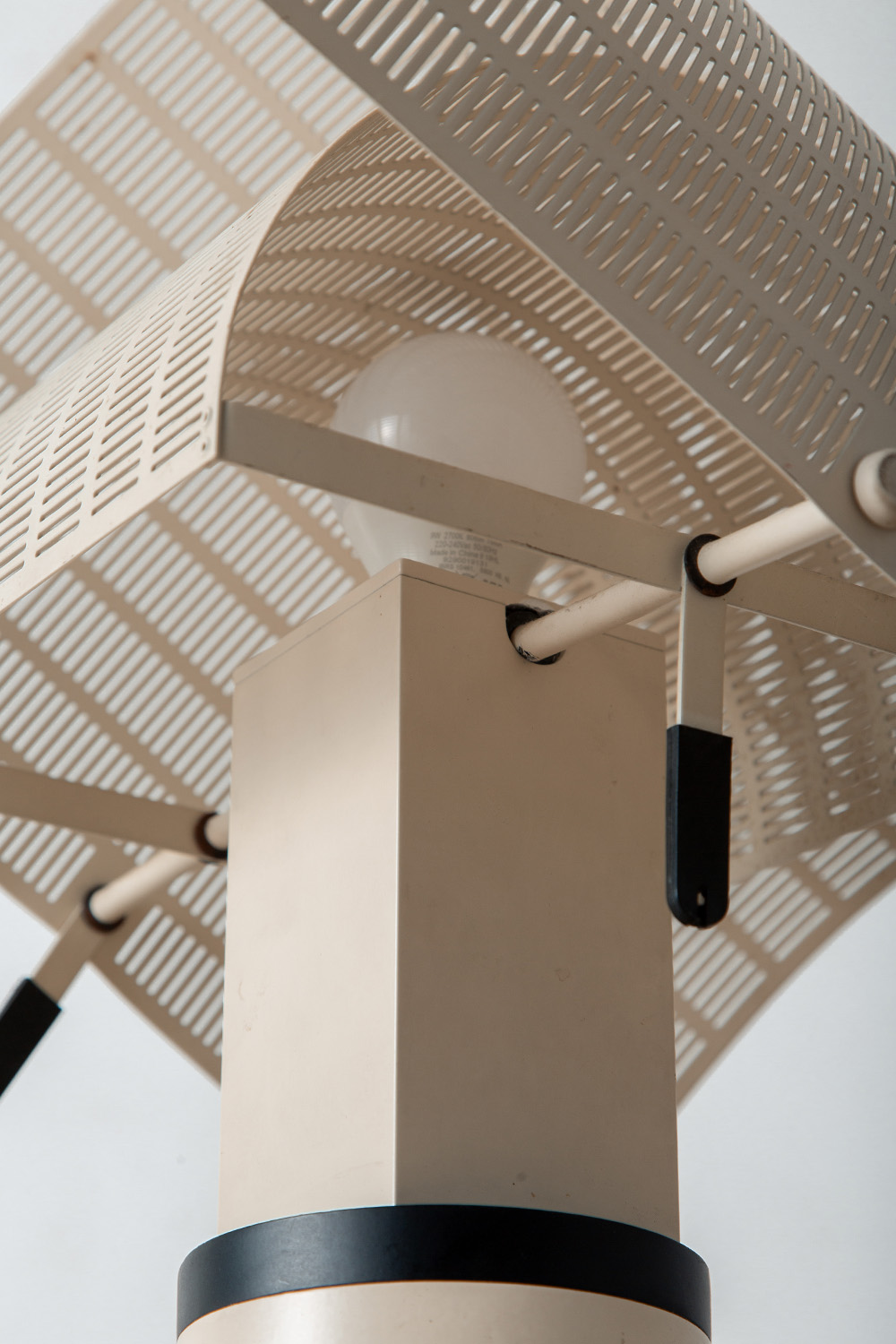 ‘Shogun’ Table Lamp by Mario Botta for Artemide in Aluminum and Steel