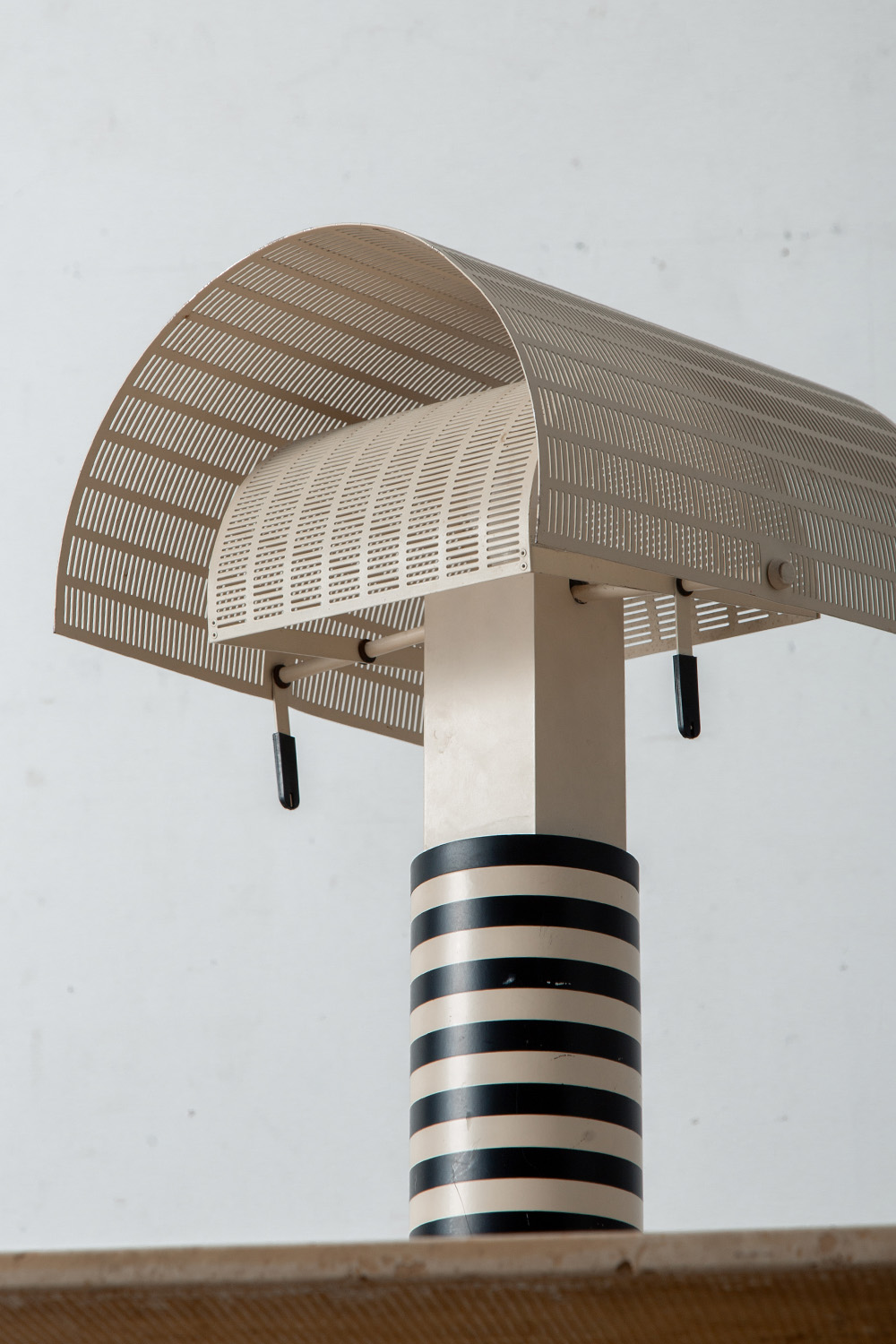 ‘Shogun’ Table Lamp by Mario Botta for Artemide in Aluminum and Steel