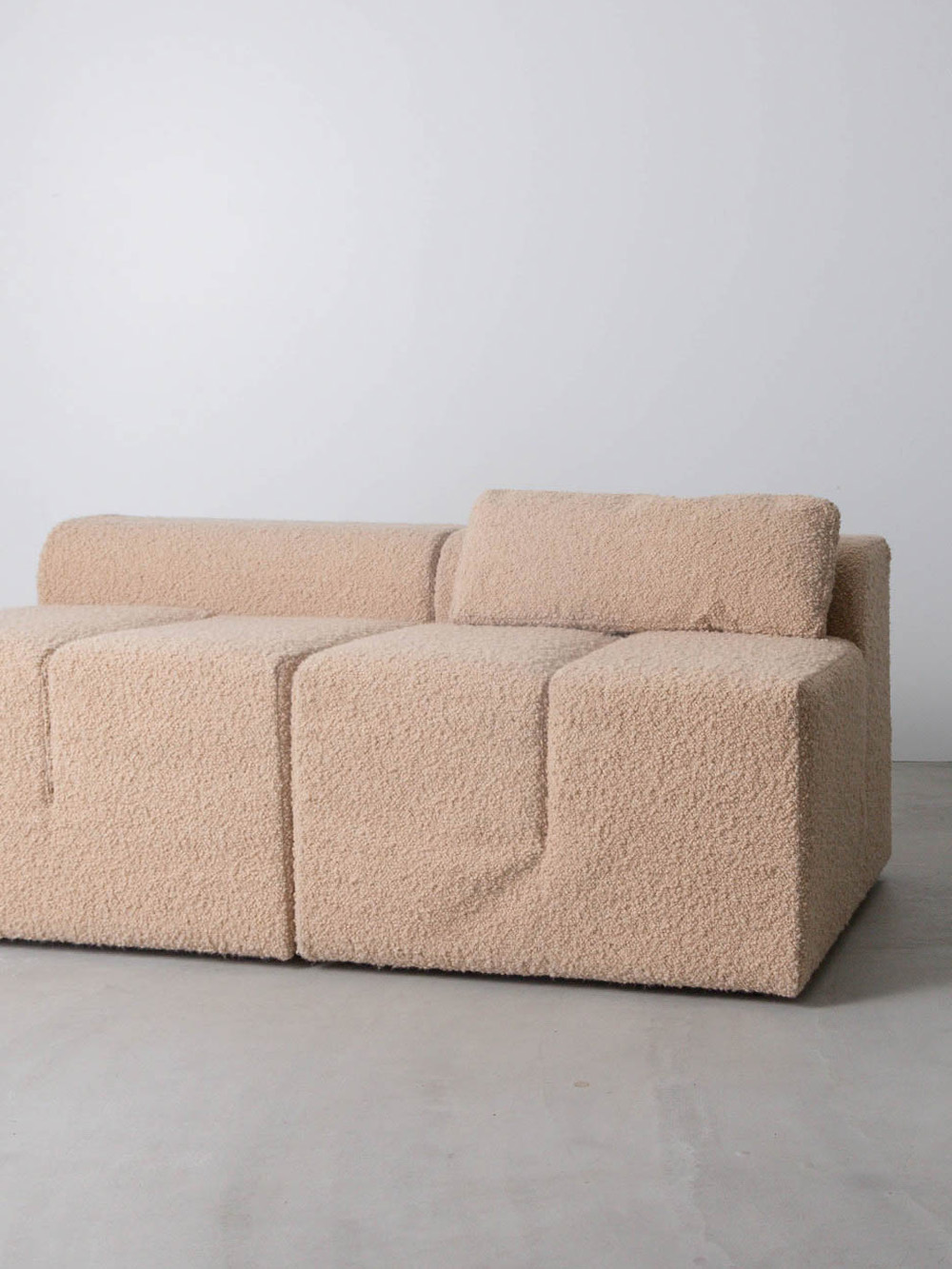 IPERCUBO Armchair by De Pas & D’Urbino & Lomazzi for Driede in Fabric and Wood
