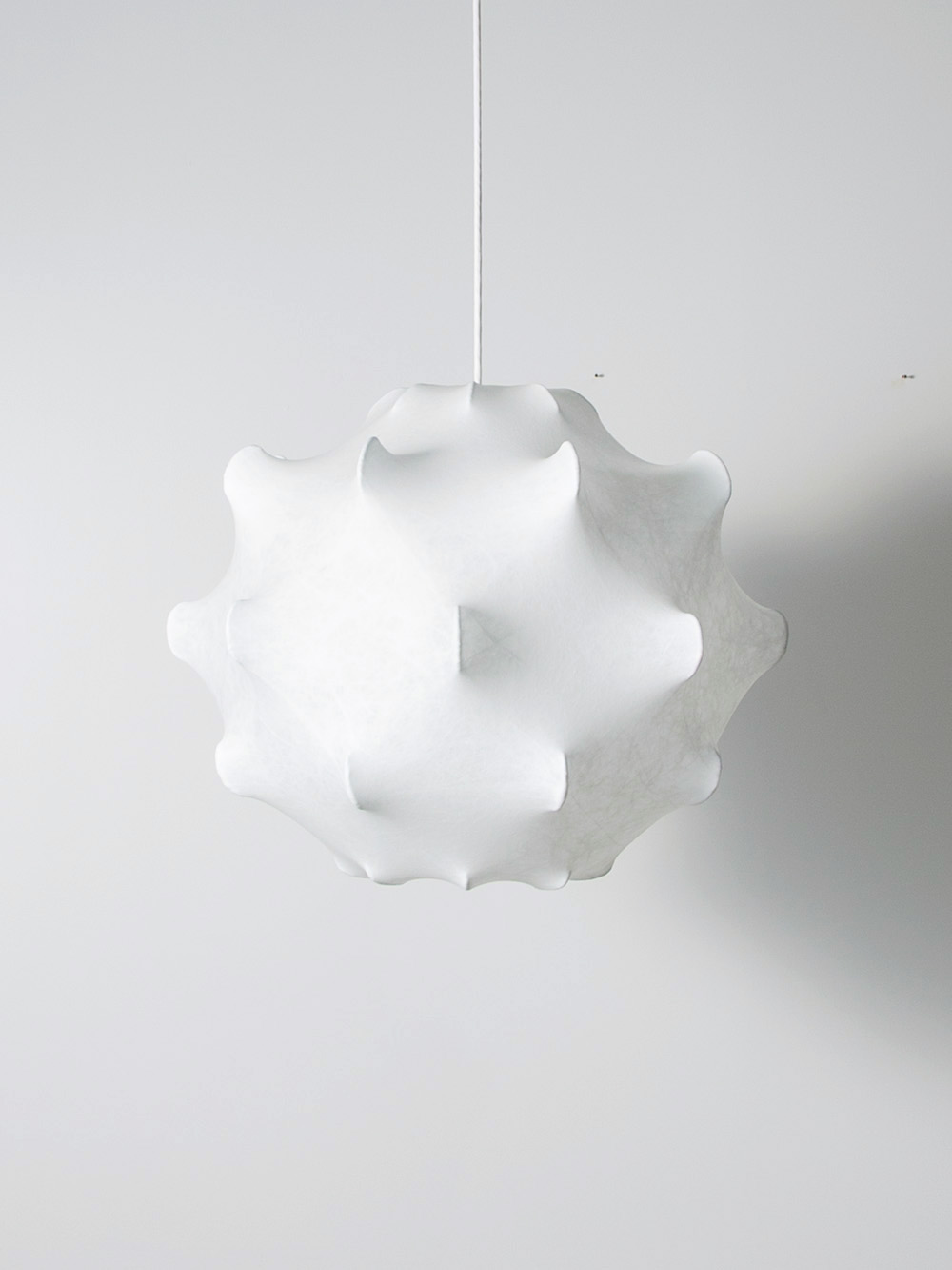 TARAXACUM S1 Suspension Lamp by Achille & Pier Giacomo Castiglioni for FLOS in Steel and Cocoon