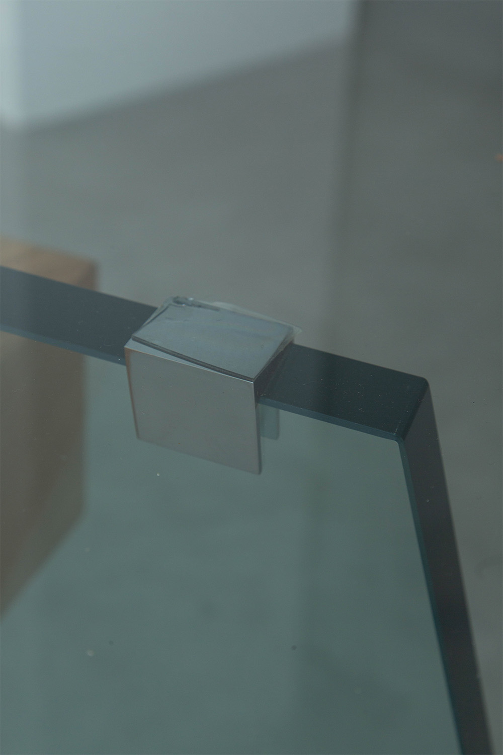 Compression Table by Philippe Starck for GLAS ITALIA in Glass and Wood